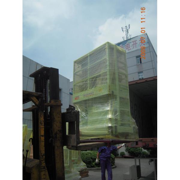 Dual Mast Hydraulic Lift Ladder Manual Push Around For Shopping Centers