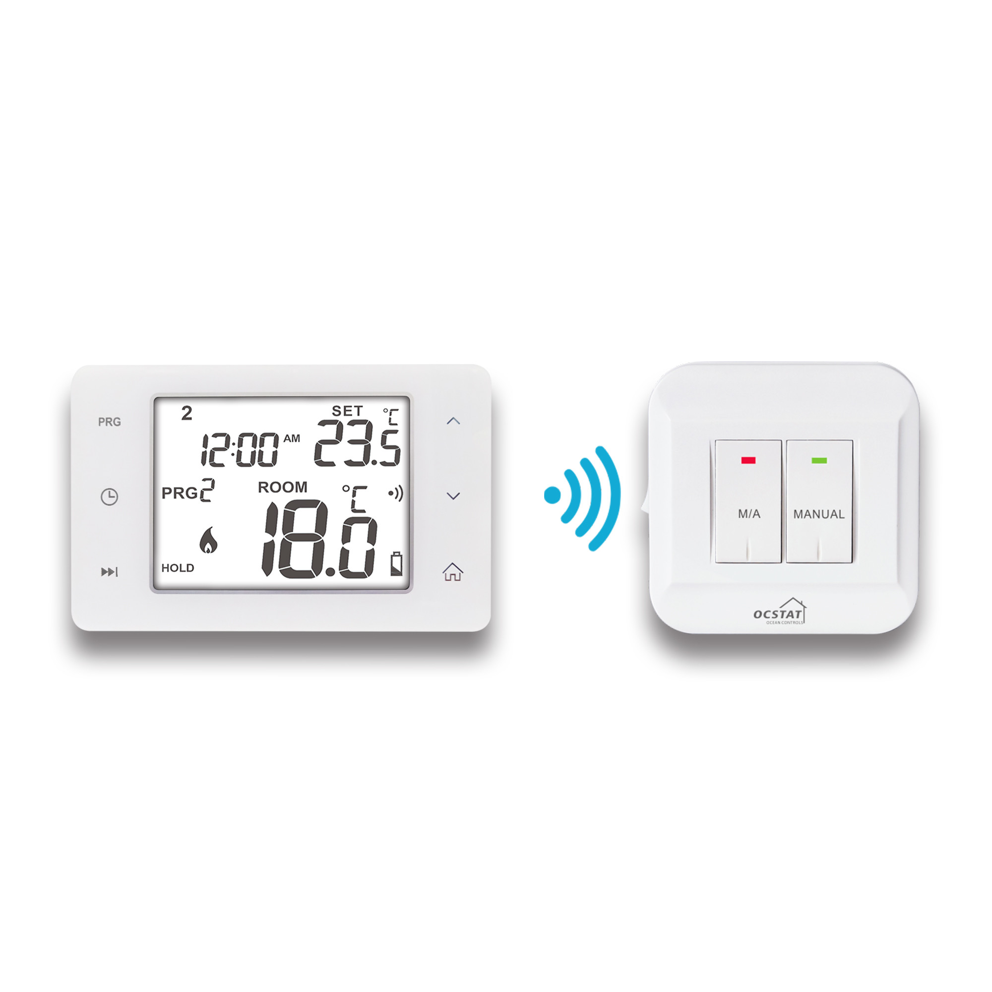 China 7 Days Programmable Omron Relay Touch Screen Thermostat wholesale