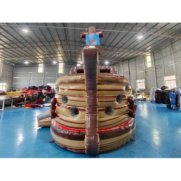 Commercial Inflatable Castle The Pirate Ship Inflatable Bouncy House With Slide Inflatable Playground For Kids