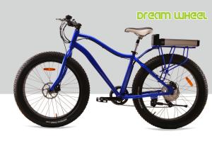 Aluminum 26 Inch Mountain Beach Electric Bicycle Ebike Fat Tire For Adults