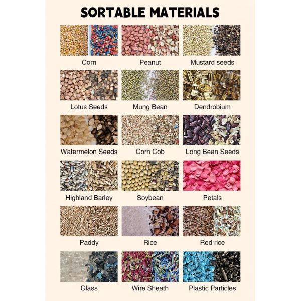 Rice Color Sorter Machine Coffee Beans Rice Garin Color Wheat Automatic Sorting Machine