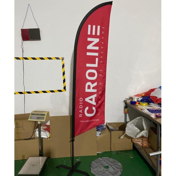 Exhibition Event Teardrop Feather Banner Dye sublimation printing