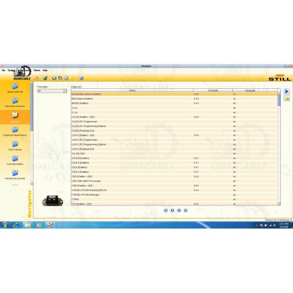 For Still Canbus STEDS CANBOX-USB 2 50983605400 Spare Parts&Work Shop Manuals For Still Forklift Truck Diagnosis Tool With CF54 Laptop