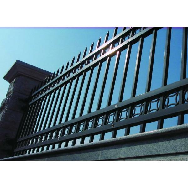 ISO9001 2008 horizontal rails Aluminum Panel Fence