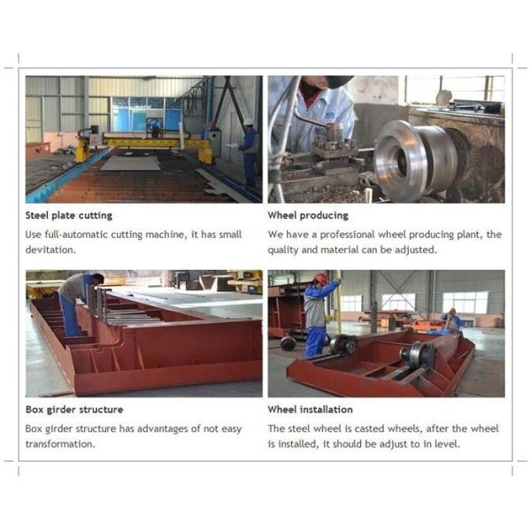 Precast concrete factory use mold cart for heacy material transporting from bay to bay