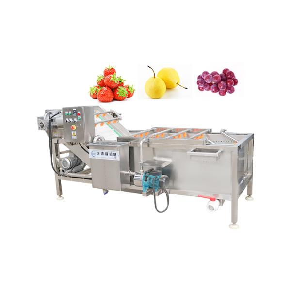 China SUS304 Bubble Washing Machine Vegetable And Fruit 500kg/H Food Cleaning Machine wholesale
