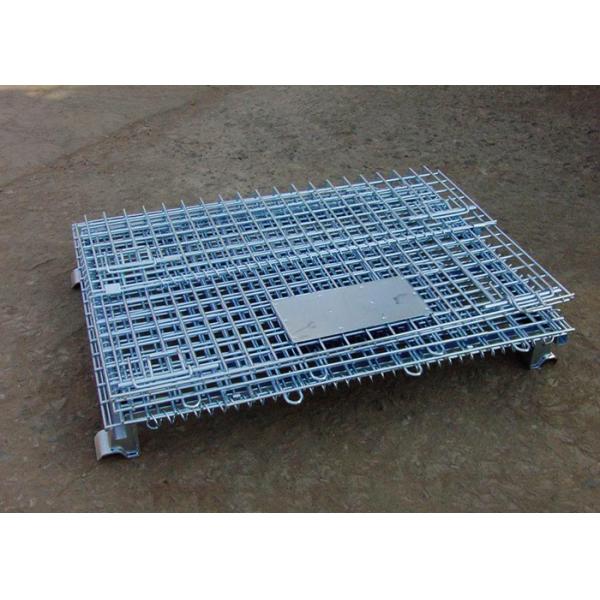 Collapsible Stacking And Folding Mesh Security Cages Heavy Duty Cargo Storage