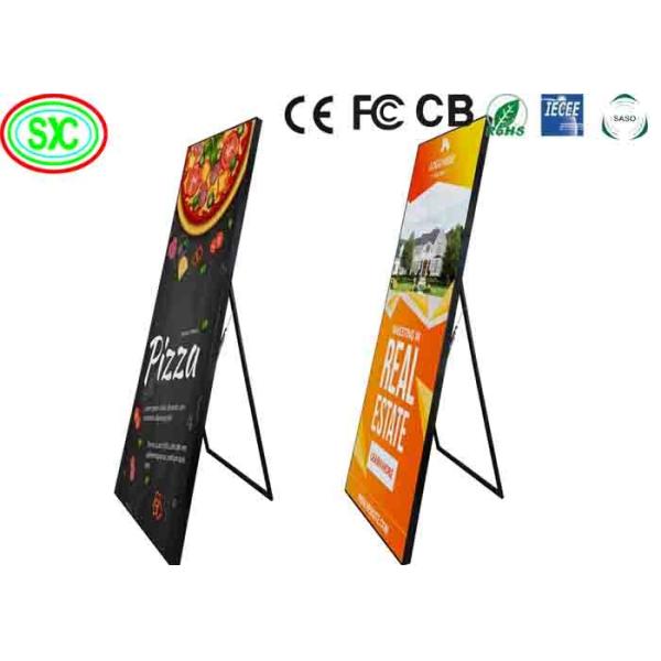 P2 P2.5 1200cd/sqm 122880pixels LED Poster Screen SMD2121