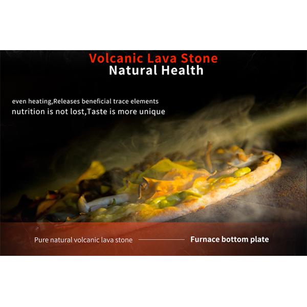 Custom Pizza Oven 15kw with Volcanic Stone 500-600℃