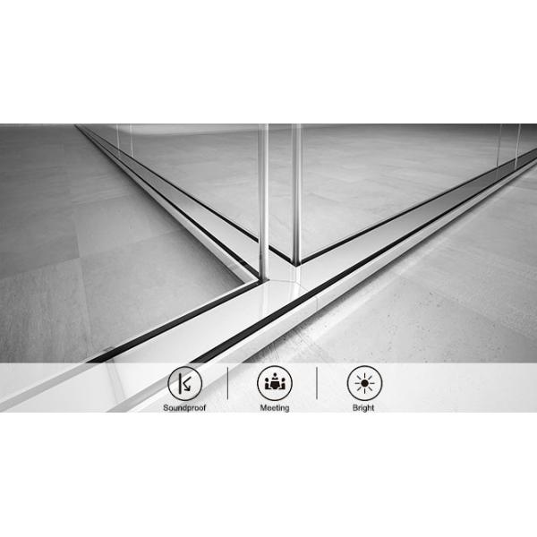 Fast Delivery Indoor Partition Wall Glazed Elegant Easy Installation Customized Size Color Design