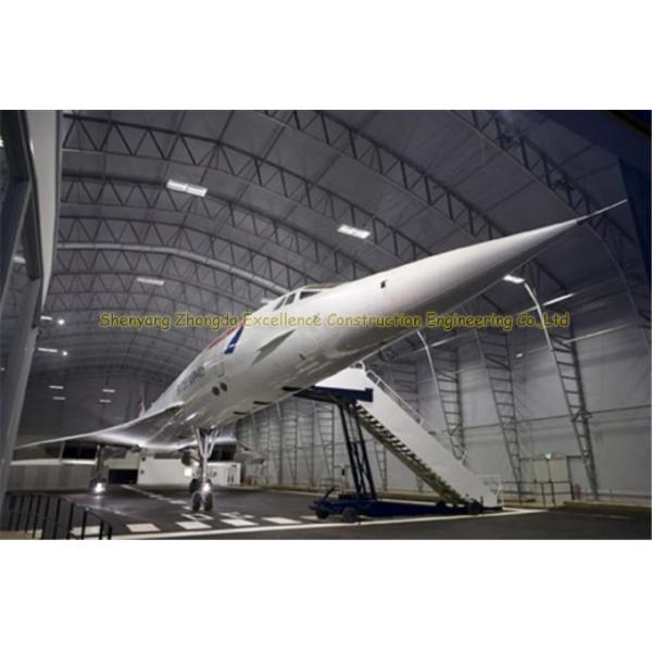 Large Span Structurel Steel Airplane Hangars With Frame Use Life 50 Years