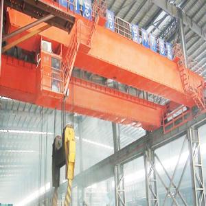 China Double Girder 32t Lifting Overhead Bridge Crane A6 Pendent Control wholesale