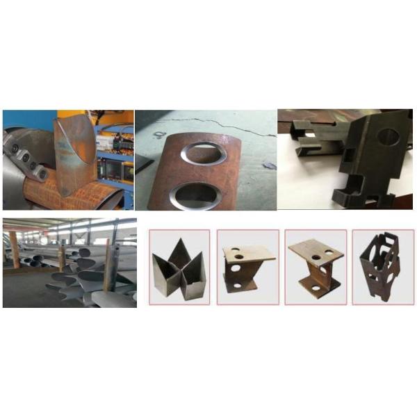 200A Pipe Cnc Flame Plasma Cutting Machine 8 Axis Model Cpc5013