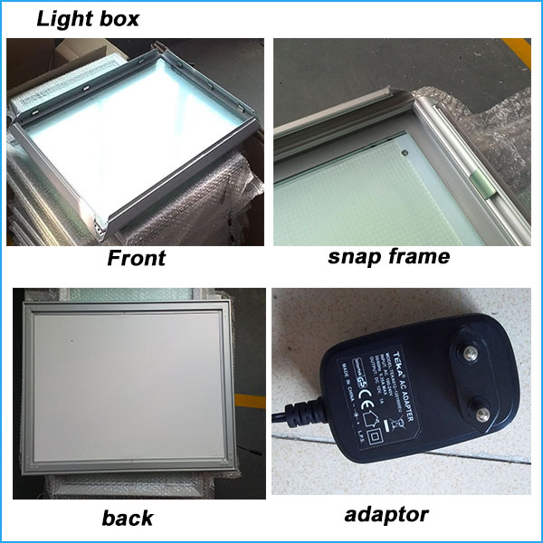 Led light sign box