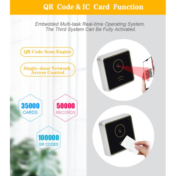 9-18VDC Access Control System Support QR / IC Card Reading For Elevator Or Gym
