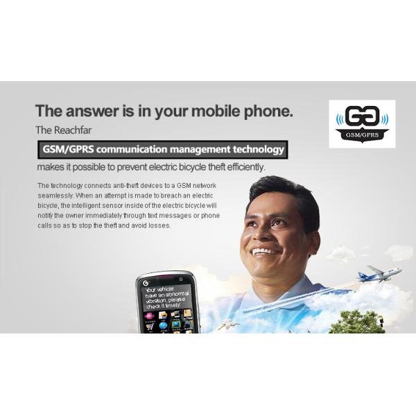 Real time tracker electric bicycle alarm