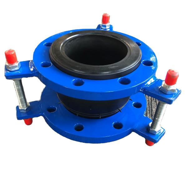SS304 Pump General Rubber Expansion Joints Flange Epdm Seismic Compensator DN25-DN3000