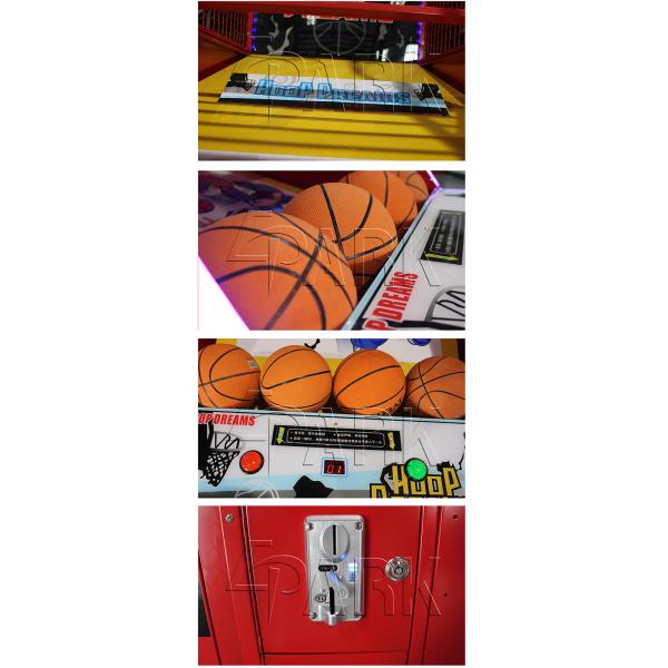 Among Teenage Basket Ball Shooting Machine Coin Operated CE Certificate
