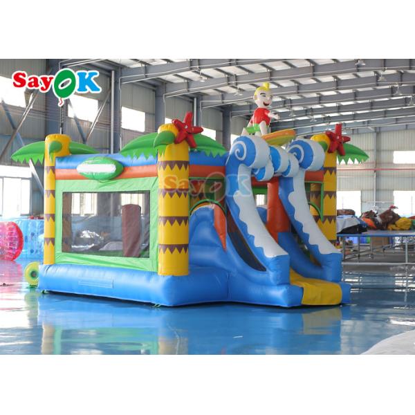 Customized Surf Boy Adventure Bounce House Inflatable Bouncy Castle Bounce Jumping