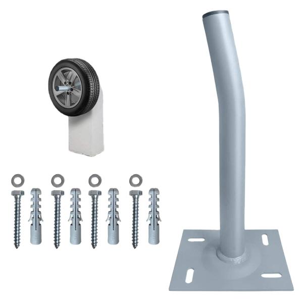 27*5*9 cm Heavy Duty Garage Wall Mountable Tire Storage Rack Hooks 4 Piece Set Durable