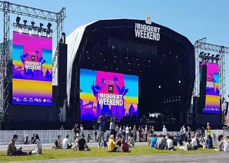 P5 SMD Die-Cast Aluminum Chassis For Lighter Weight Rental LED Displays 3-Year Warranty