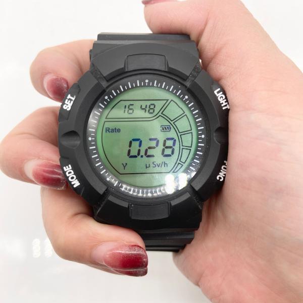 HRD-3 LCD Personal Radiation Dosimeter Watch Type Sound And Light Alarm