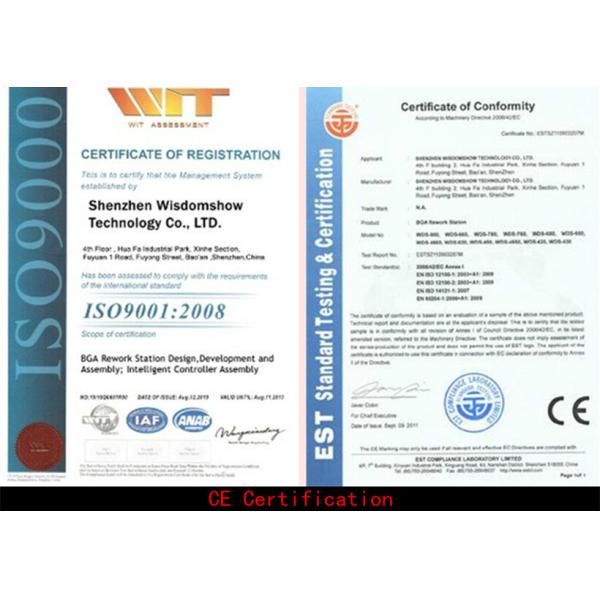 QFN PoP Laptop BGA Machine With Infrared Heating Panel Light Adjustable