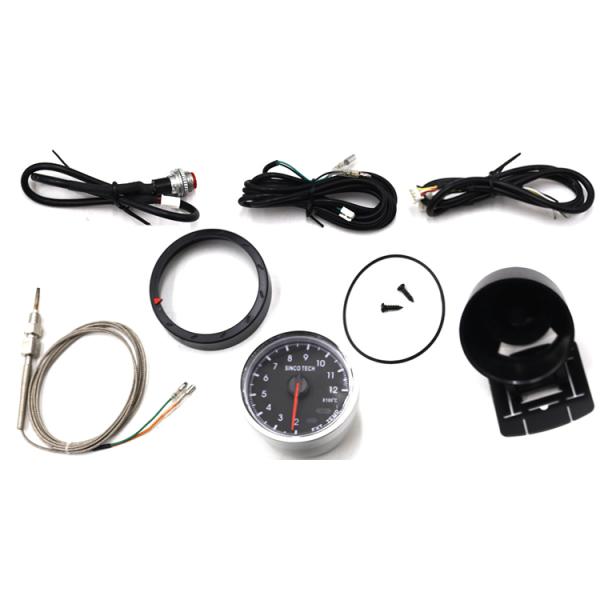 60 Mm Digital Exhaust Temp Gauge , Autometer EGT Gauge With Frame External Installation