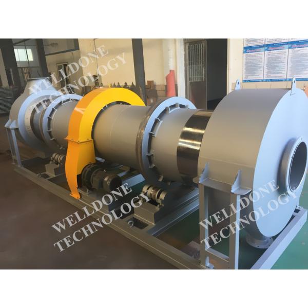 Titanium Industrial Rotary Dryer , 1 - 80Ton Sawdust Rotary Drum Dryer