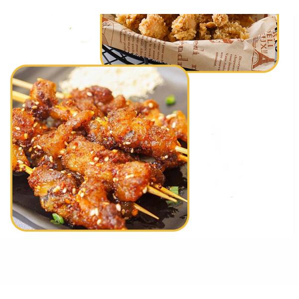 ODM Kraft Greaseproof Wrapping Paper Sheets Packing Customized Logo