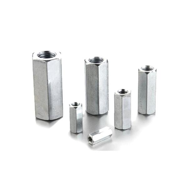 SS / CS Hex Lock Nut , Hex Coupling Nuts DIN ANSI / ASME Standard