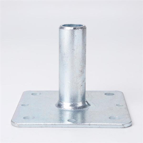 Q235 Customized Metal Swivel 48MM Scaffold Jack Base Plate