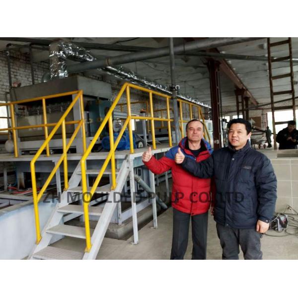 Full Automatic Egg Box Machine , Egg Crate Manufacturing Machine 115kw