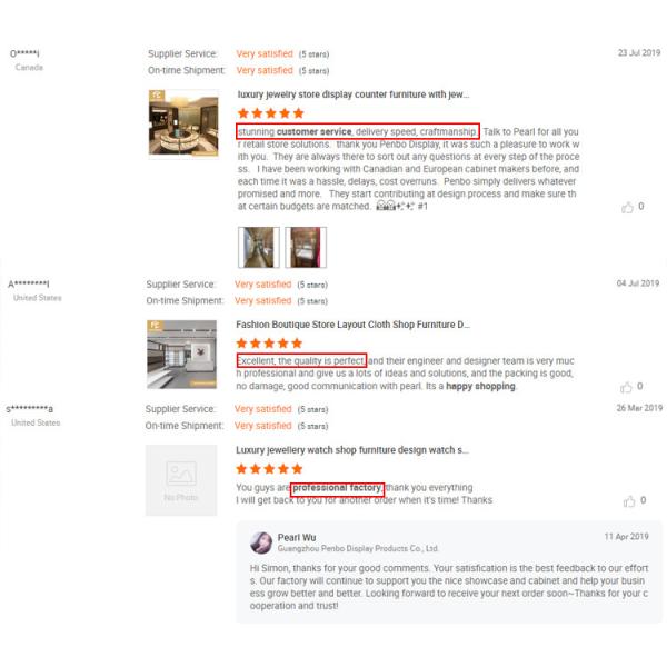 400mm Long Retail Glass Jewelry Shop Furniture 201 304 Stainless Steel