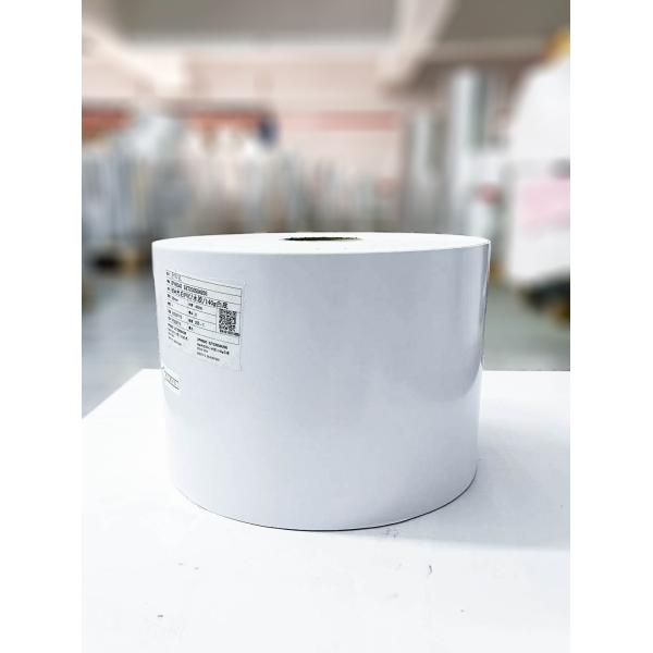 China Ordinary Sticky Printed Thermal Paper Rolls Glossy Paper Oil Glue wholesale