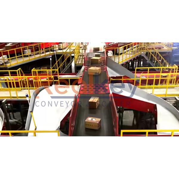 Warehouse Logistics High Speed Parcel Sorting System Machine Conveyor Swivel Wheel Sorter Single Sorting Module