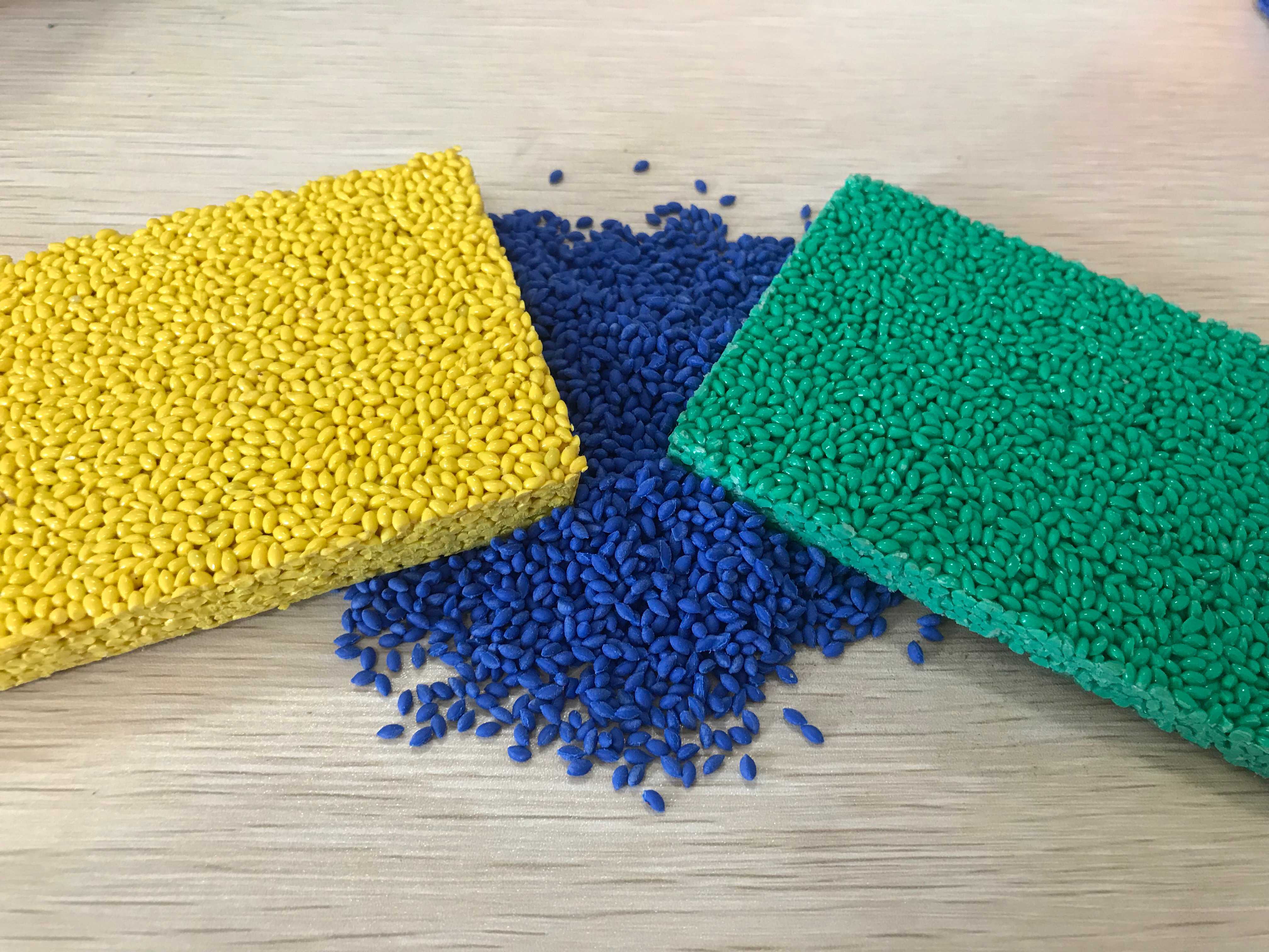 China Rice Shape Ecolastic EPDM Granules wholesale