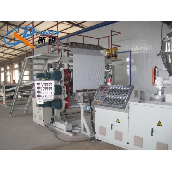 380V 2.0g/Cm3 Double Screw Pvc Marble Sheet Making Machine