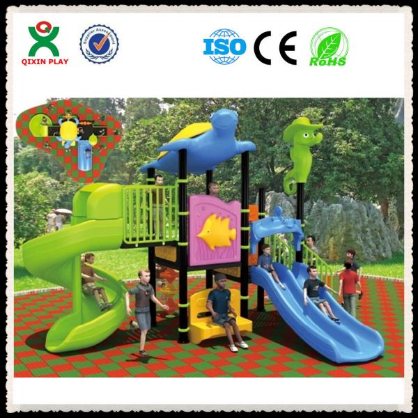 China LLDPE Plastic backyard playground equipment,backyard playgrounds,backyard QX-052C wholesale