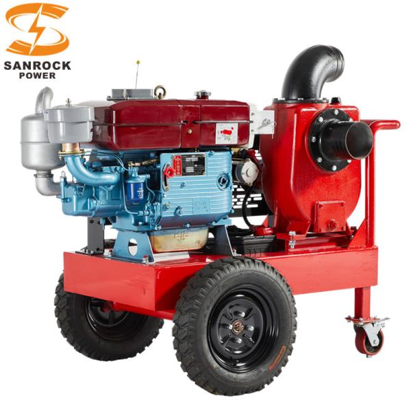 Single Cylinder Diesel Engine Water Pump Set Agricultural Irrigation Pump Easy Start