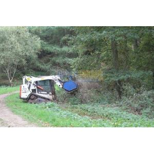 High Strength Hydraulic Trencher , Hydraulic Ditch Digger Flexible Control