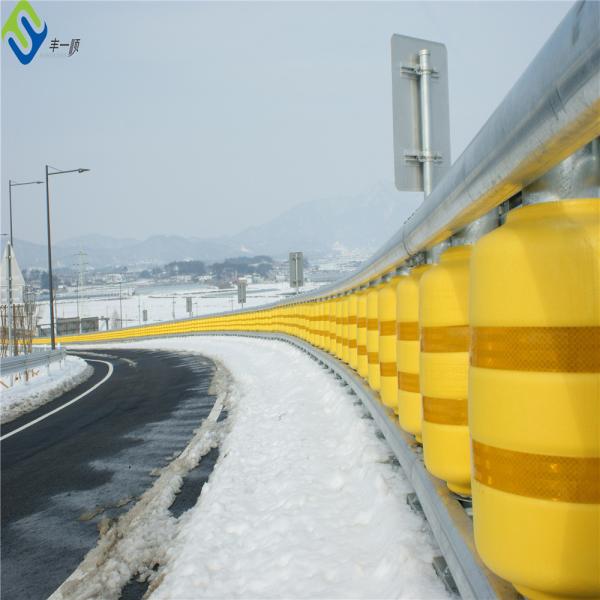 Roadway Traffic Safe Rolling Type Safety EVA Roller Barrier Roller Crash Barrier