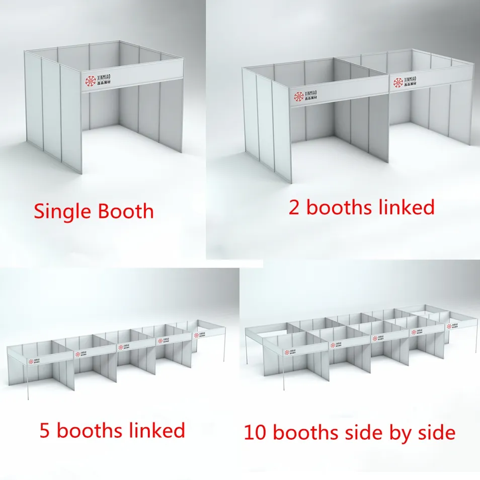 Qatar Expo 3x3M Shell Scheme Booth for Tradeshow And Event, Chinese Chaep Aluminum Exhibition Stand Supplier