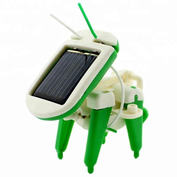 Promotional Educational DIY Solar Toy Multi-functional 6 in 1 DIY Robotic Kits Stem Robot Toy
