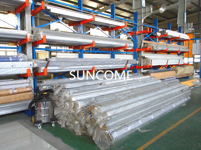 Roll Up Aluminum Alloy Panel Workshop Security Doors Wind Load Max 30m / s