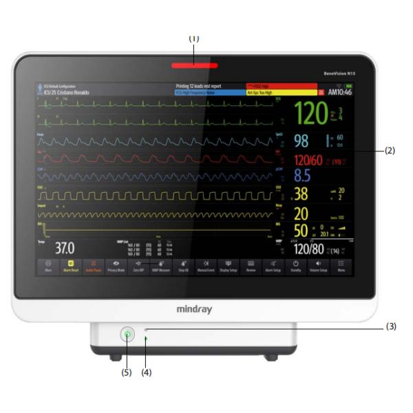 Mindray BeneVision N12 Patient Monitor Display Assemble 115-044502-00 115-044503-00