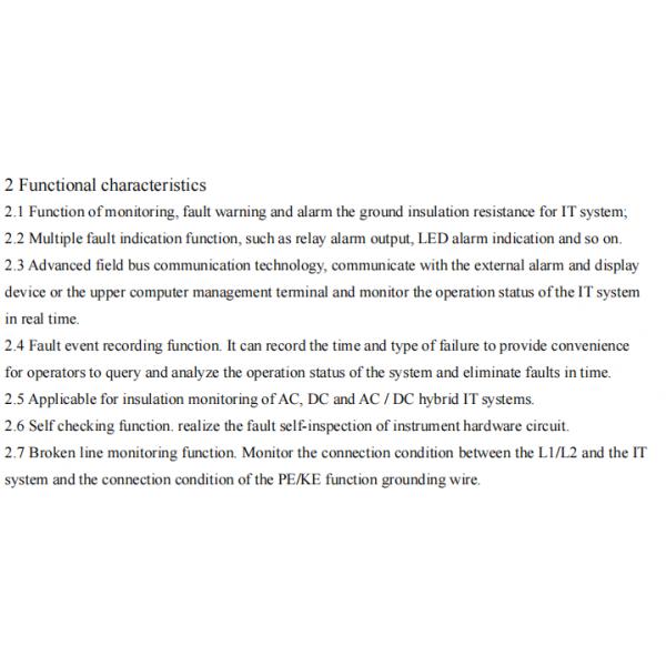 Acrel AIM-T300 Insulation Monitoring Device Monitor The Insulation Condition Of Low Voltage IT Distribution System