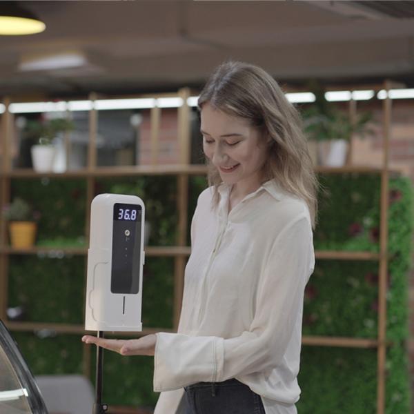 Temperature Measurement Infrared Sensor Automatic Foaming Soap Dispenser