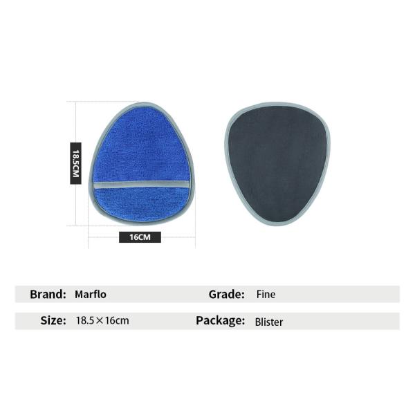 Effective Cleaning Red And Blue Car Wash Mitt With ISO-9001 Certification