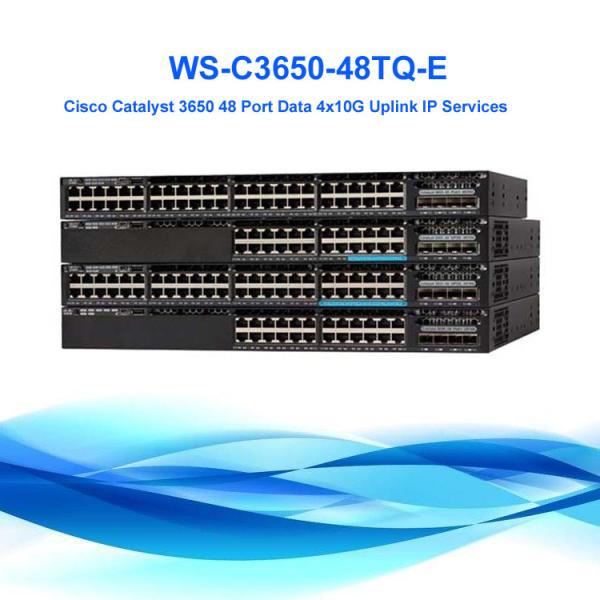 WS-C3650-48TQ-E Desktop Switch Cisco 48 Ports Gigabit Cisco Catalyst Gigabit Switch